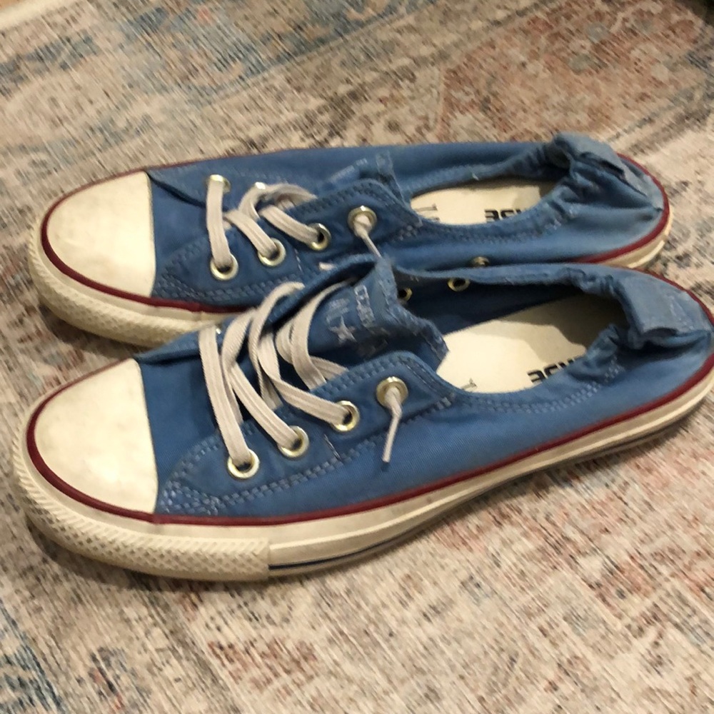 🌊 Slip on Blue Converse 🌊